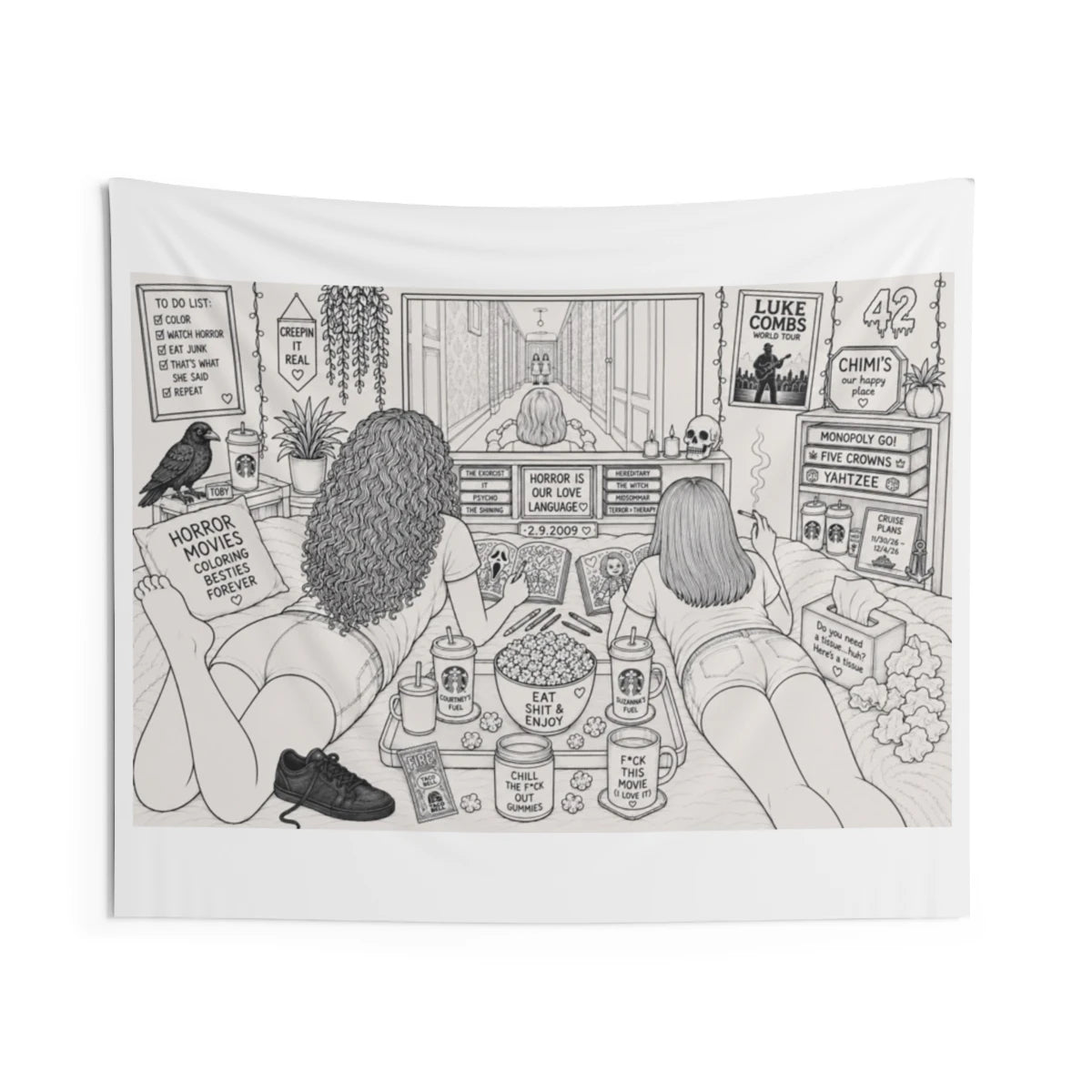 Custom Indoor Wall Tapestry with Your Design