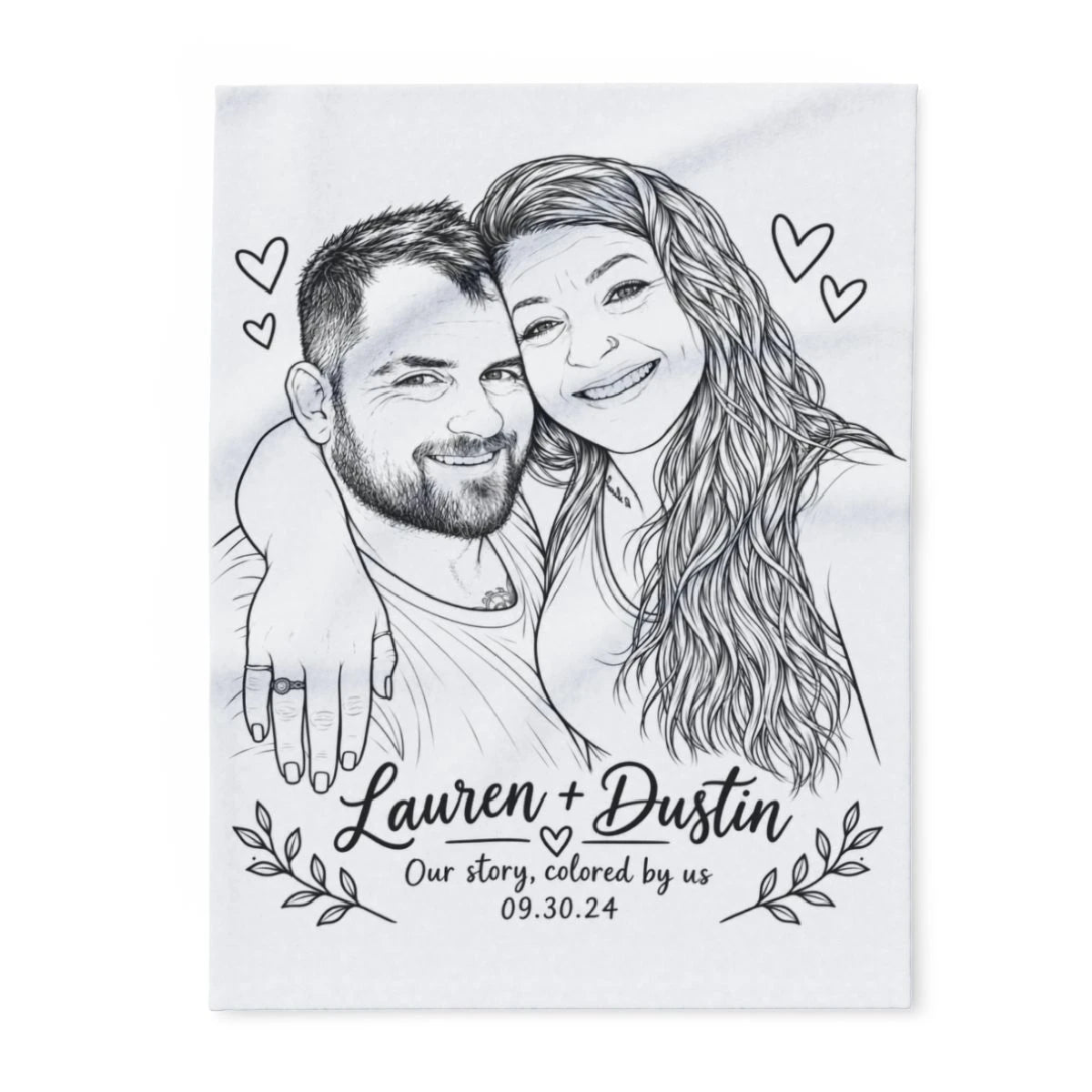 Custom Fleece Blanket with Your Design