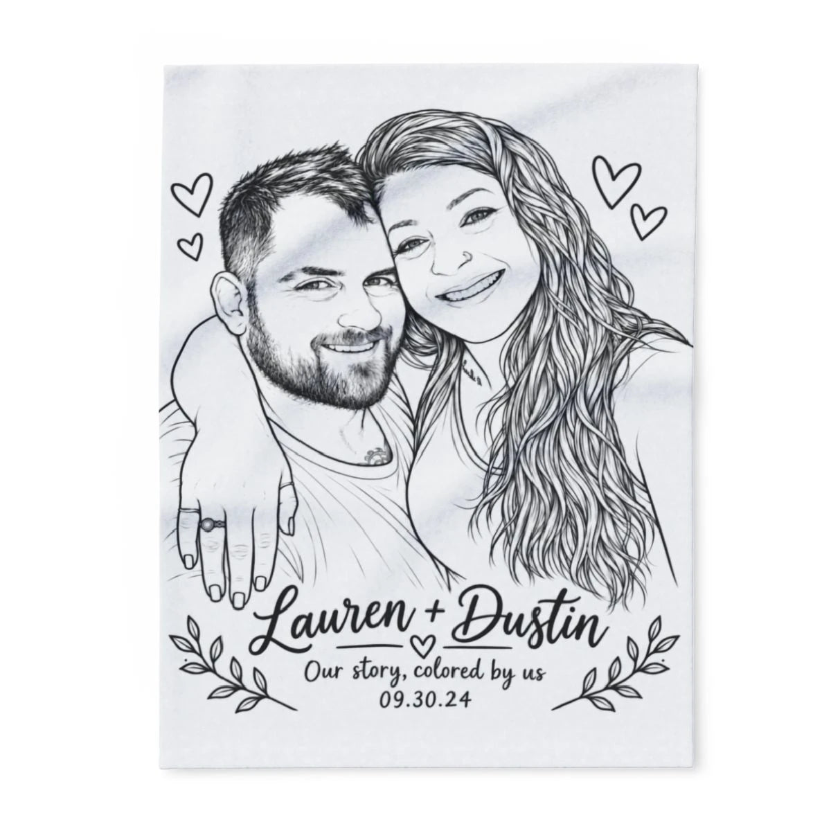 Custom Fleece Blanket with Your Design