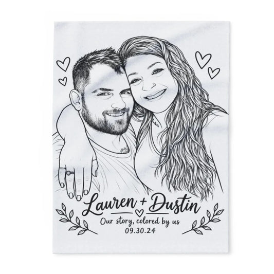 Custom Fleece Blanket with Your Design