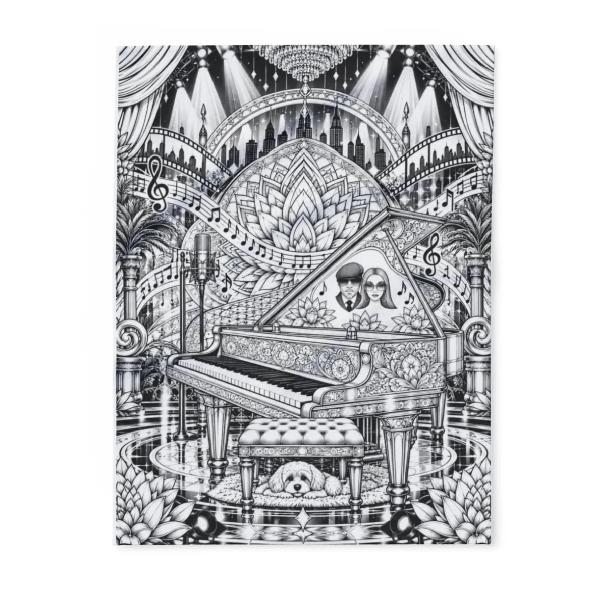 Custom Fleece Blanket with Your Design