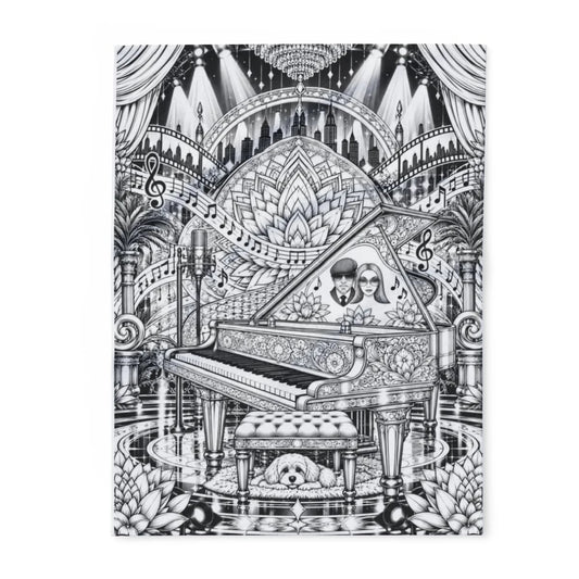 Custom Fleece Blanket with Your Design