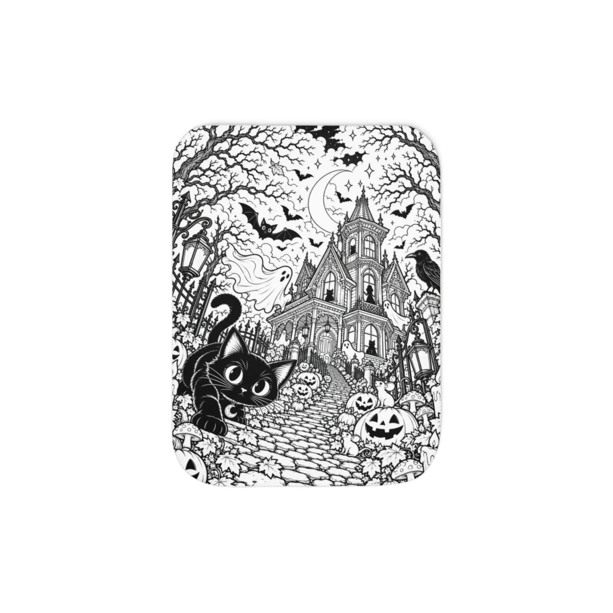 Custom Sherpa Blanket with Your Design