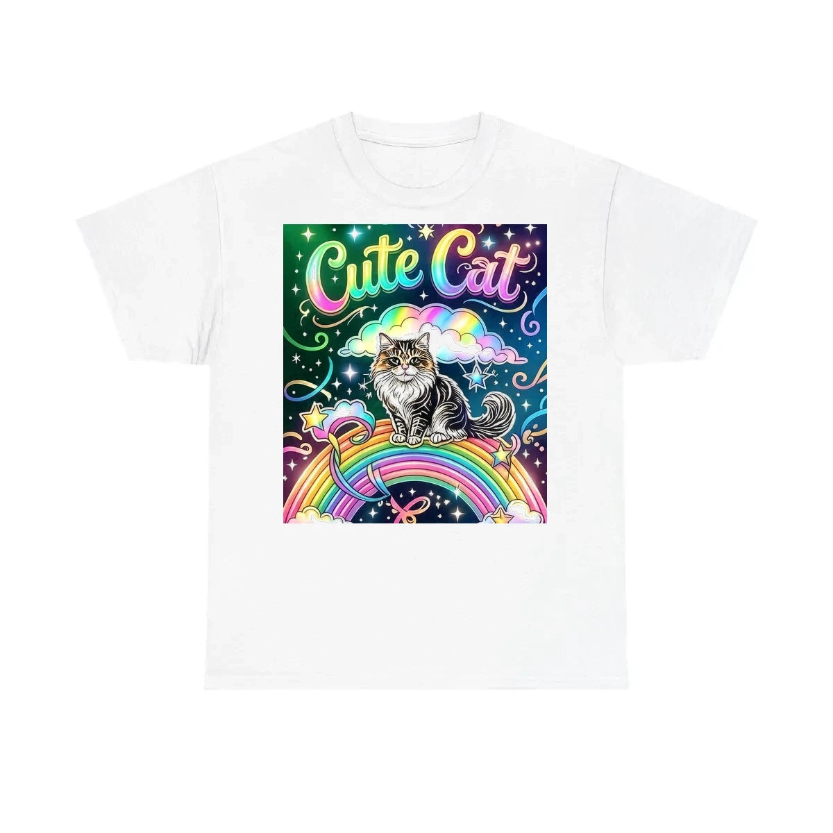 Custom Unisex T-Shirt Colorful Design with Fabric Markers