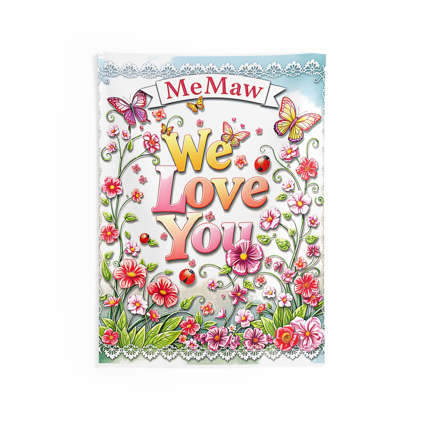 Indoor Wall Tapestries Colorful Graphic Design - Family Love