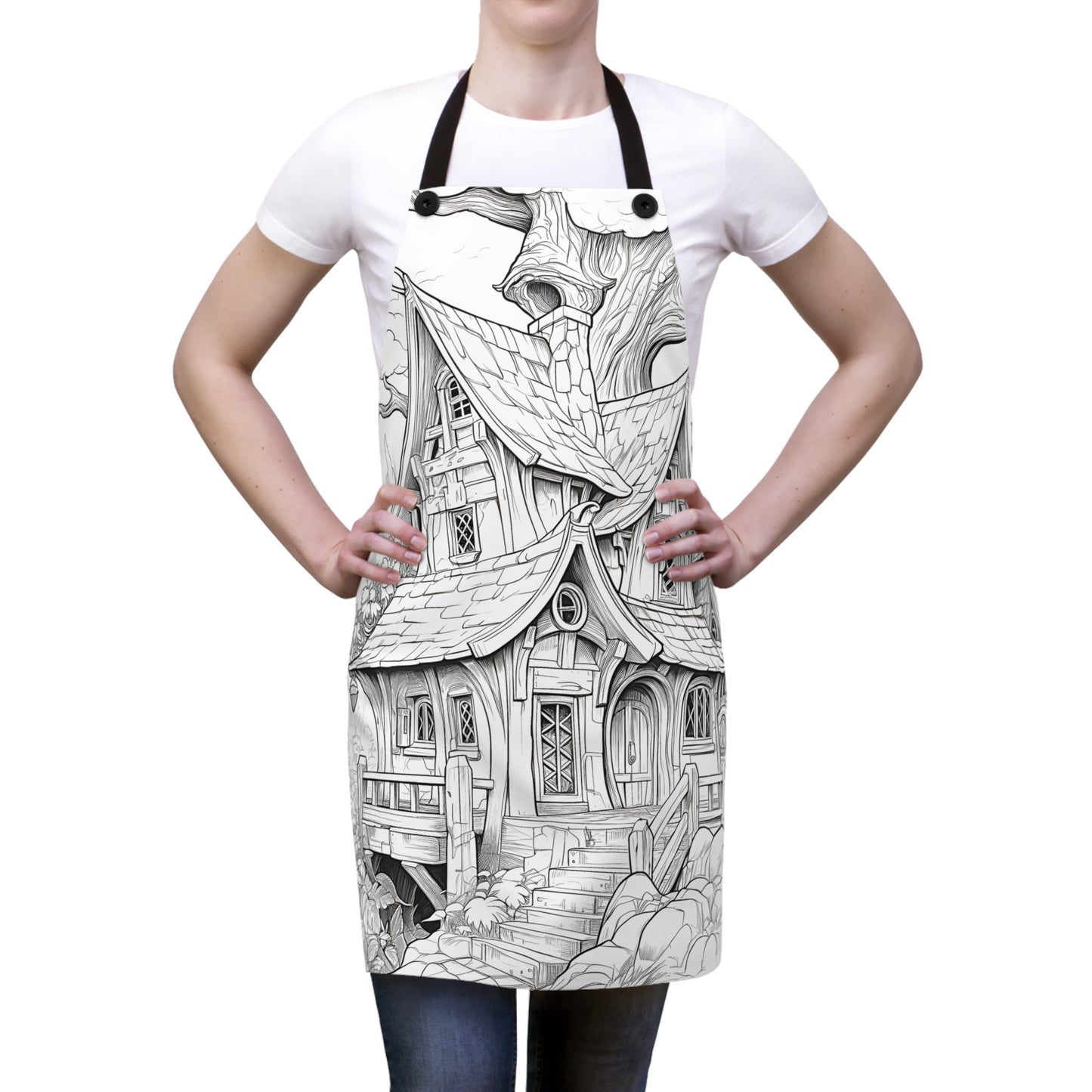 Apron Coloring Kit with 10 Fabric Markers - Treehouse