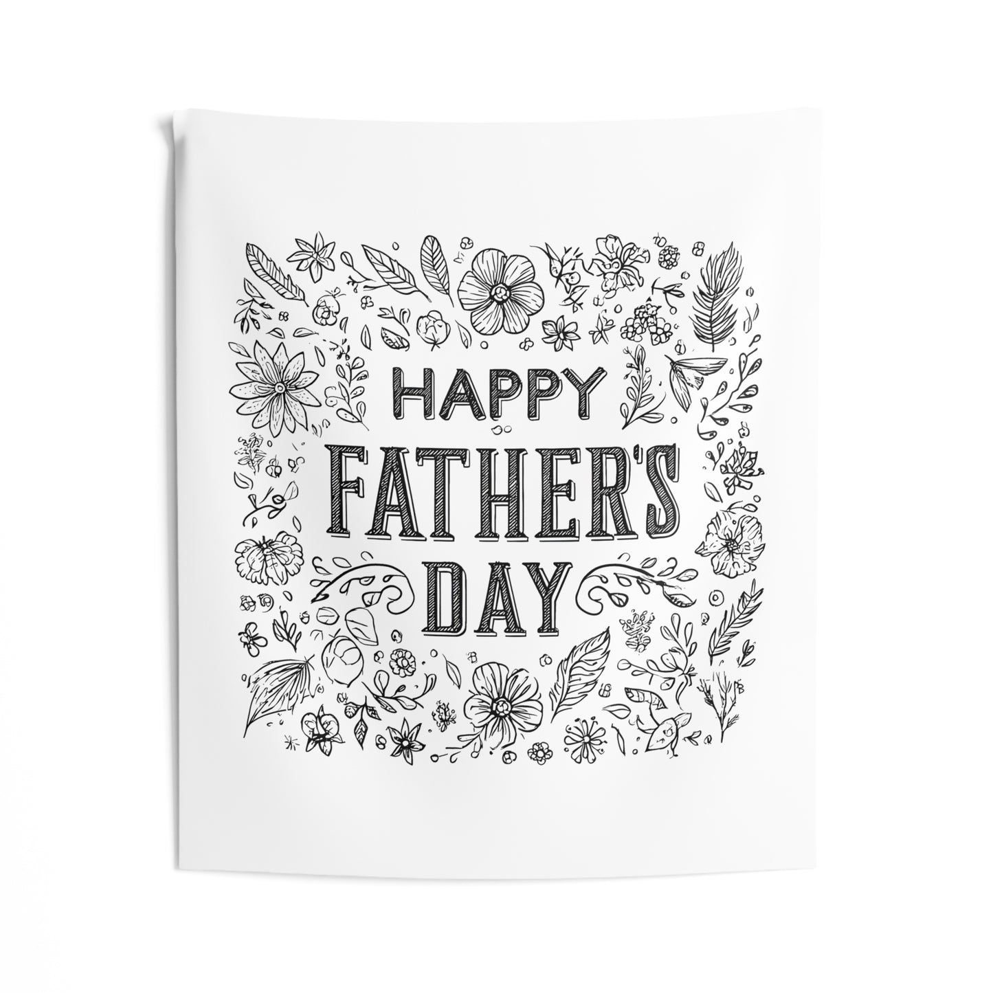 Indoor Wall Tapestries Coloring Kit with 10 Fabric Markers - Father's Day