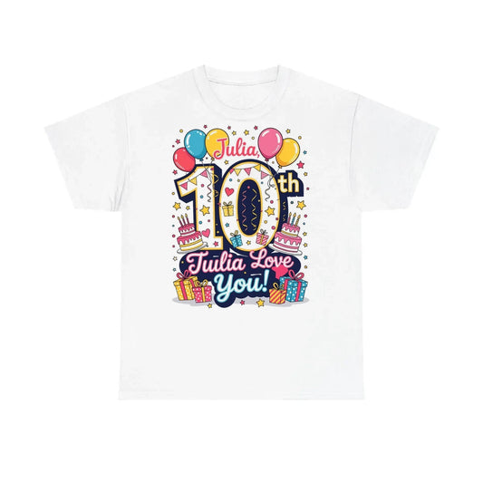 Custom Kids T-Shirt Colorful Design with Fabric Markers
