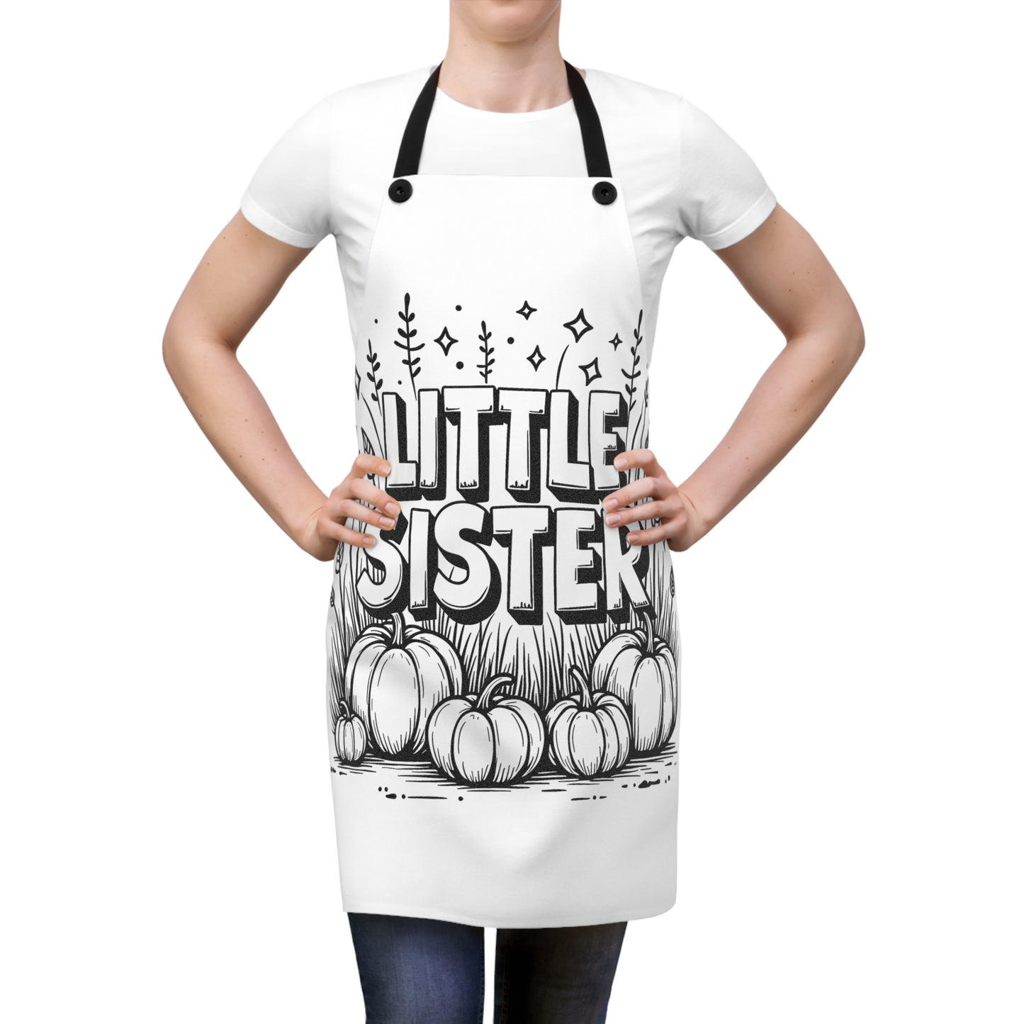 Apron Coloring Kit with 10 Fabric Markers - Sister