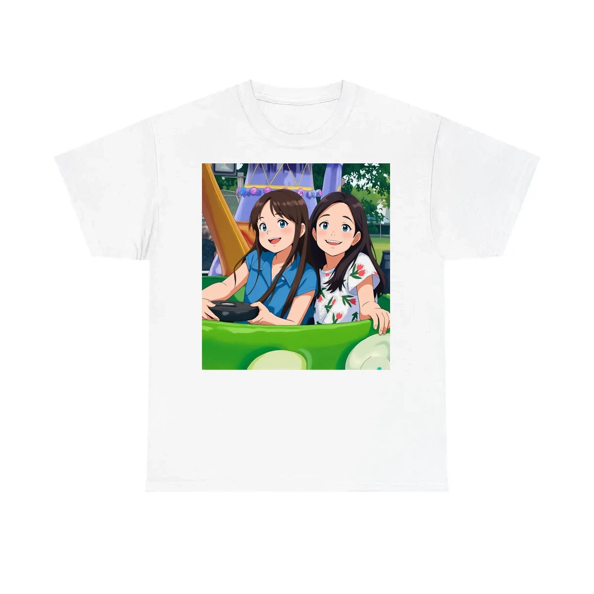 Custom Kids T-Shirt with Your Design Ghibli-Style