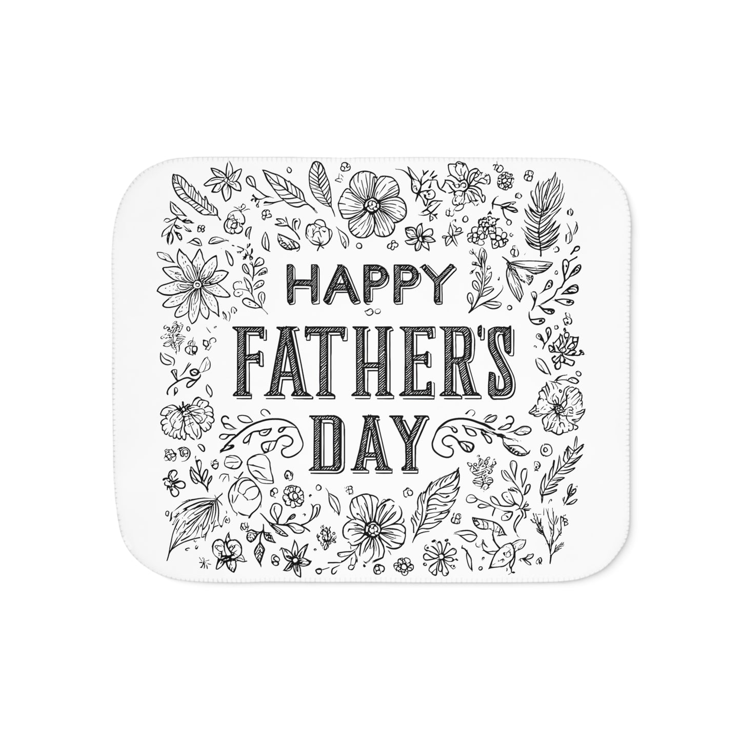 Blanket Coloring Kit with 10 Fabric Markers - Father's Day