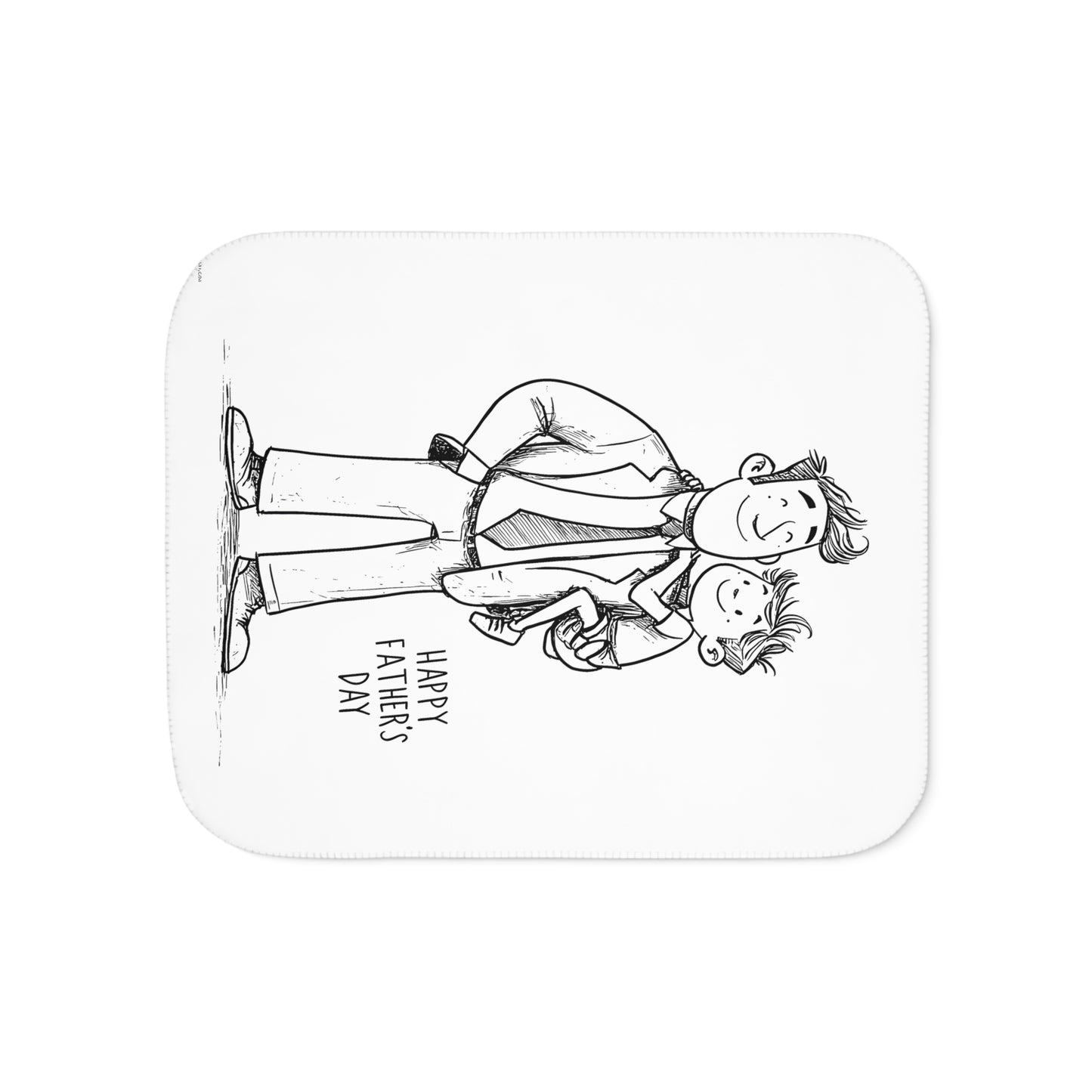 Blanket Coloring Kit with 10 Fabric Markers - Father's Day