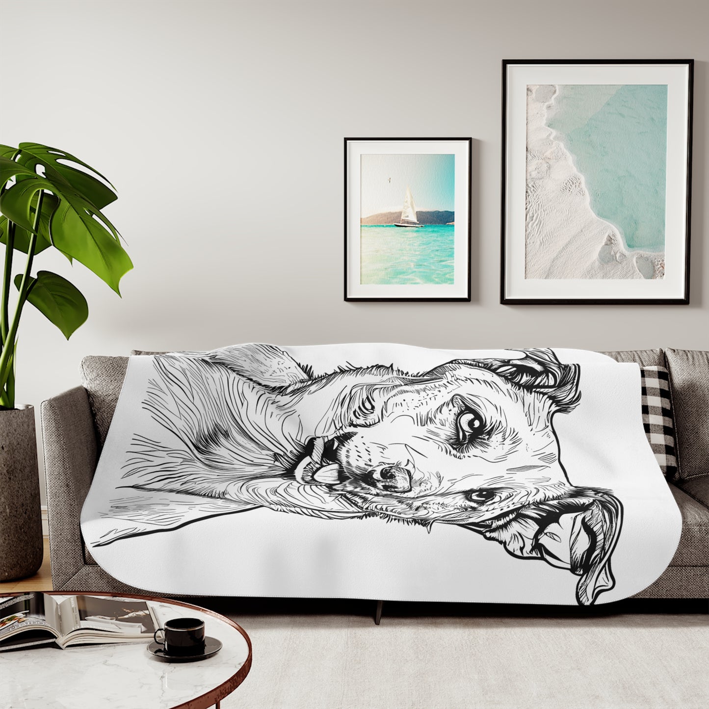 Blanket Coloring Kit with 10 Fabric Markers - Portrait