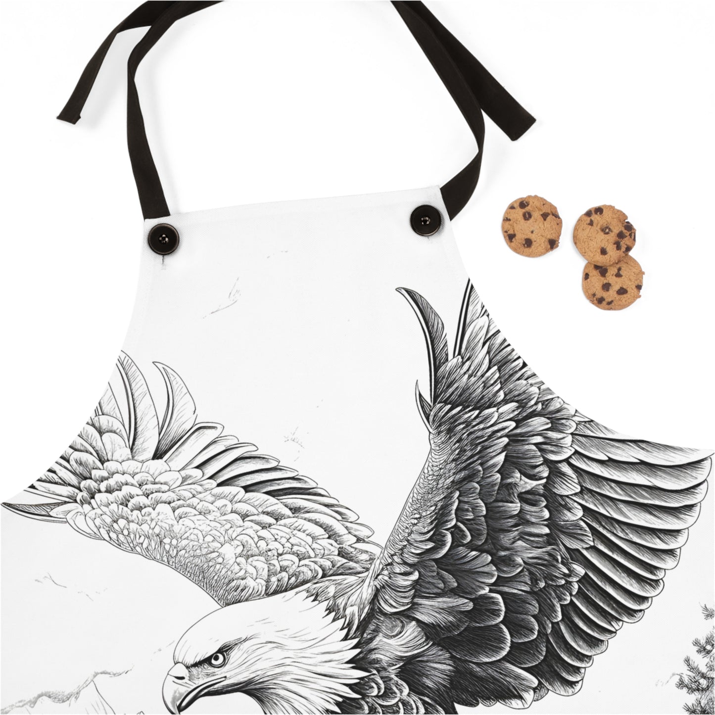 Apron Coloring Kit with 10 Fabric Markers - Eagle