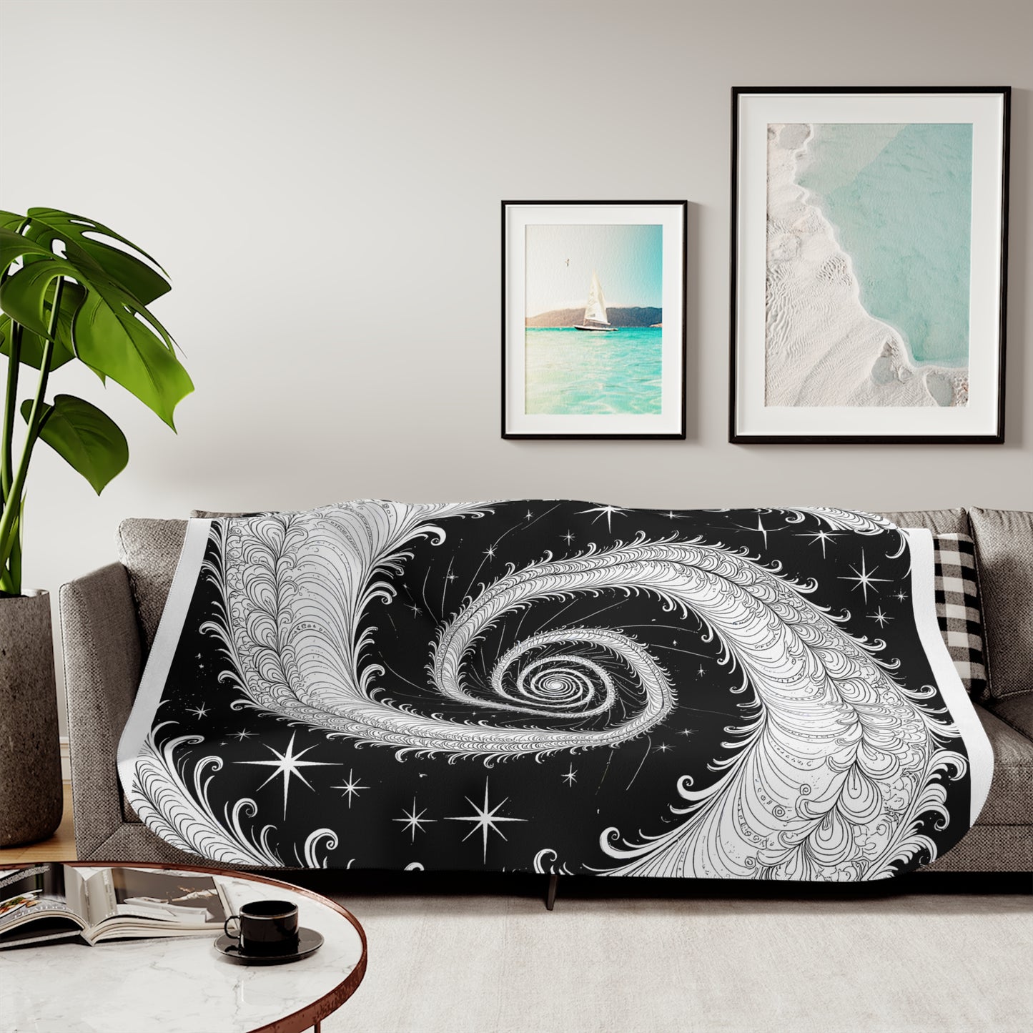 Blanket Coloring Kit with 10 Fabric Markers - Spiral Design