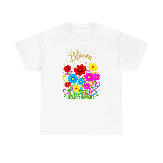 Custom Unisex T-Shirt Colorful Design with Fabric Markers