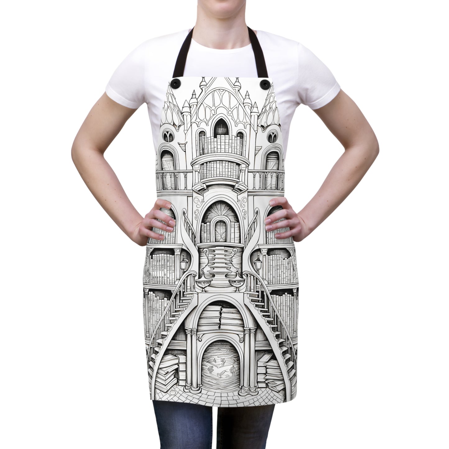 Apron Coloring Kit with 10 Fabric Markers - Library Castle