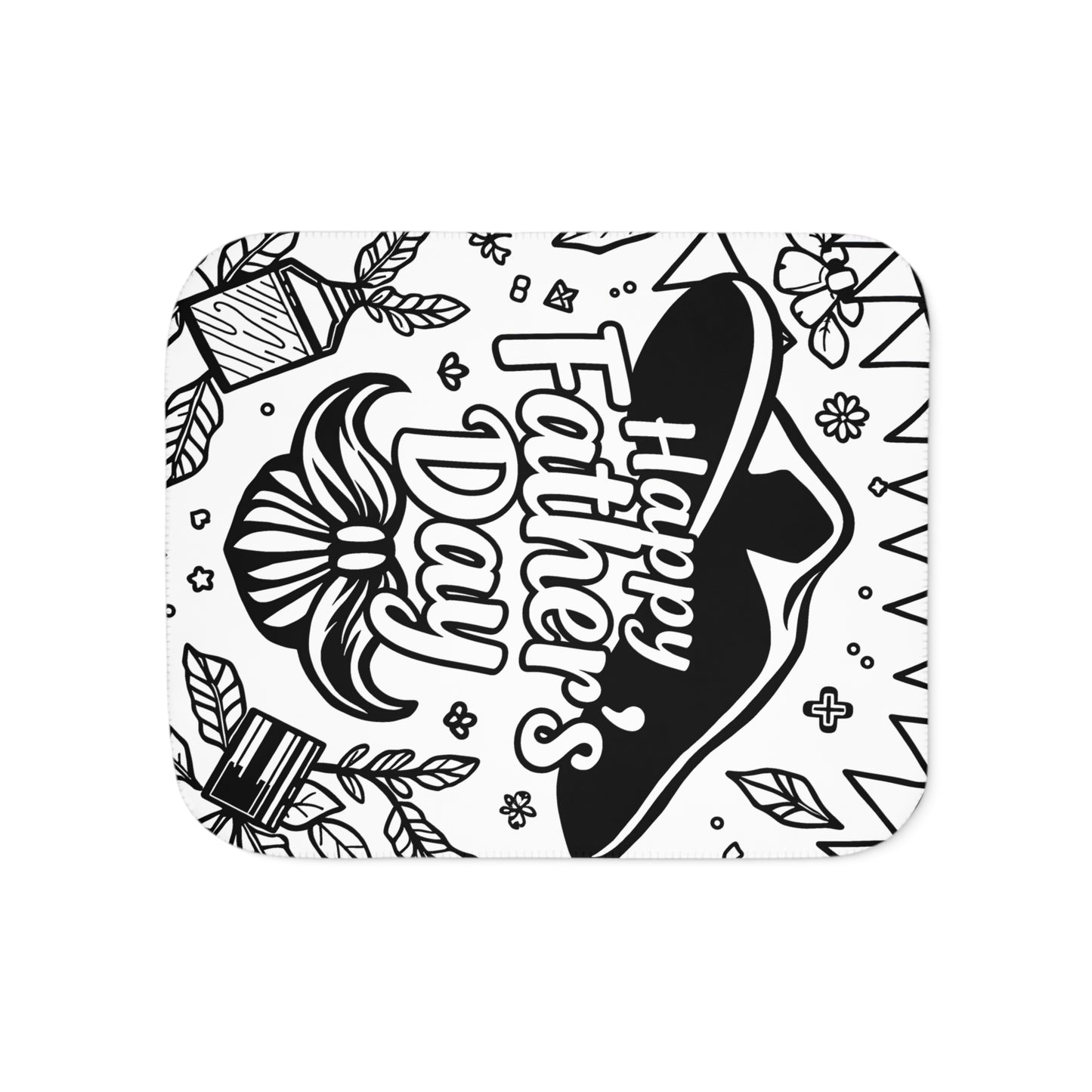 Blanket Coloring Kit with 10 Fabric Markers - Father's Day Celebration