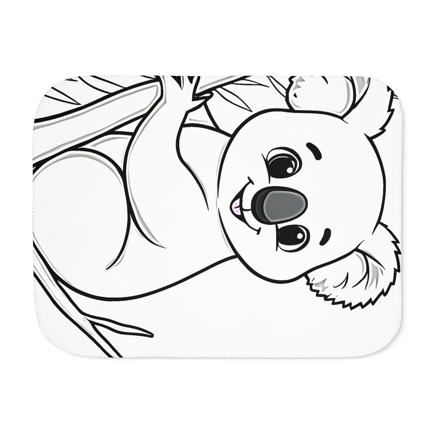 Blanket Coloring Kit with 10 Fabric Markers - Koala