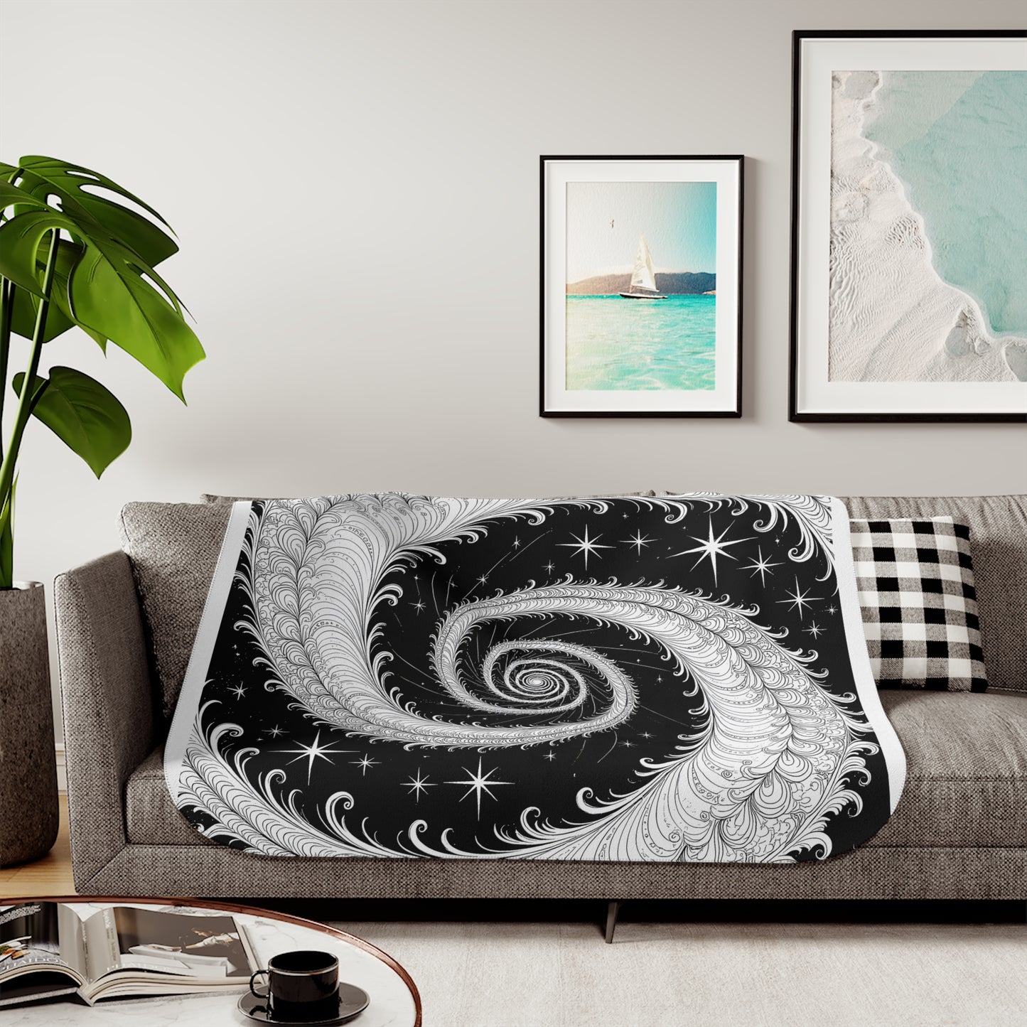 Blanket Coloring Kit with 10 Fabric Markers - Spiral Design