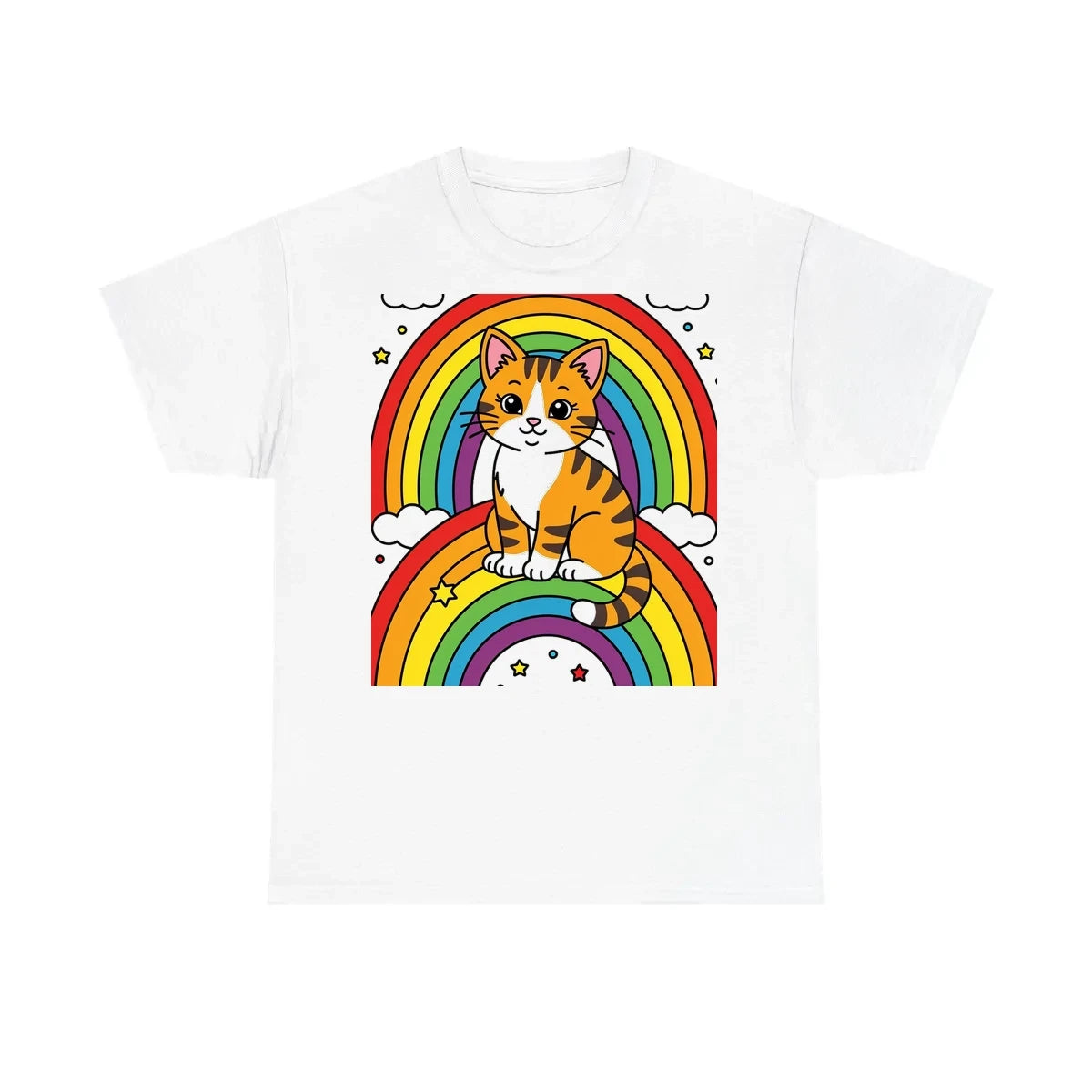 Custom Unisex T-Shirt Colorful Design with Fabric Markers