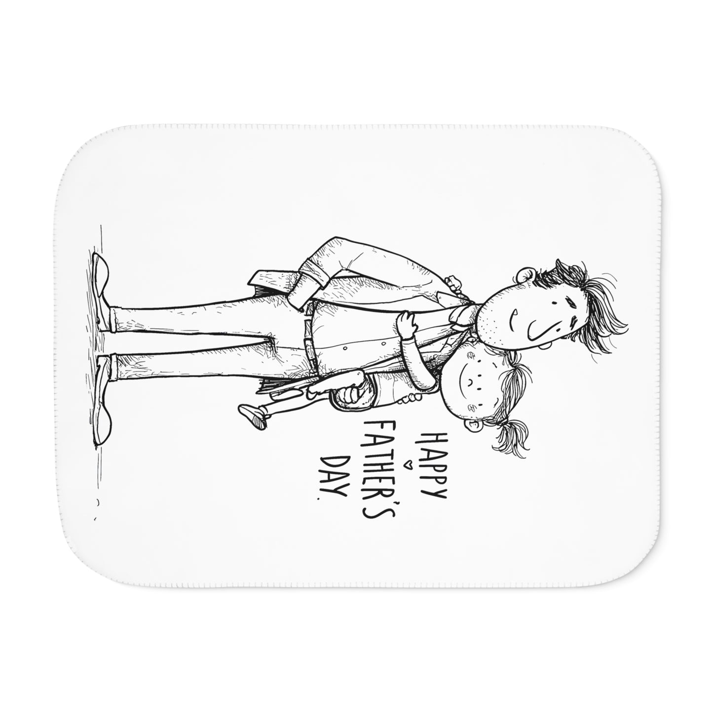 Blanket Coloring Kit with 10 Fabric Markers - Father's Day