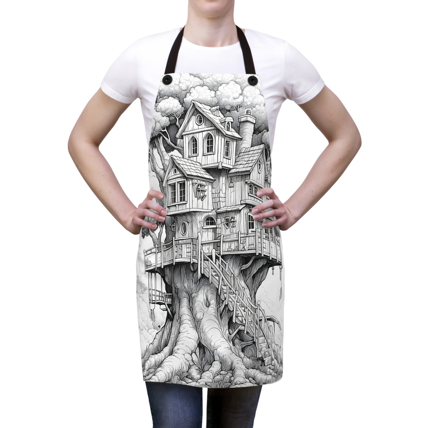 Apron Coloring Kit with 10 Fabric Markers - Treehouse