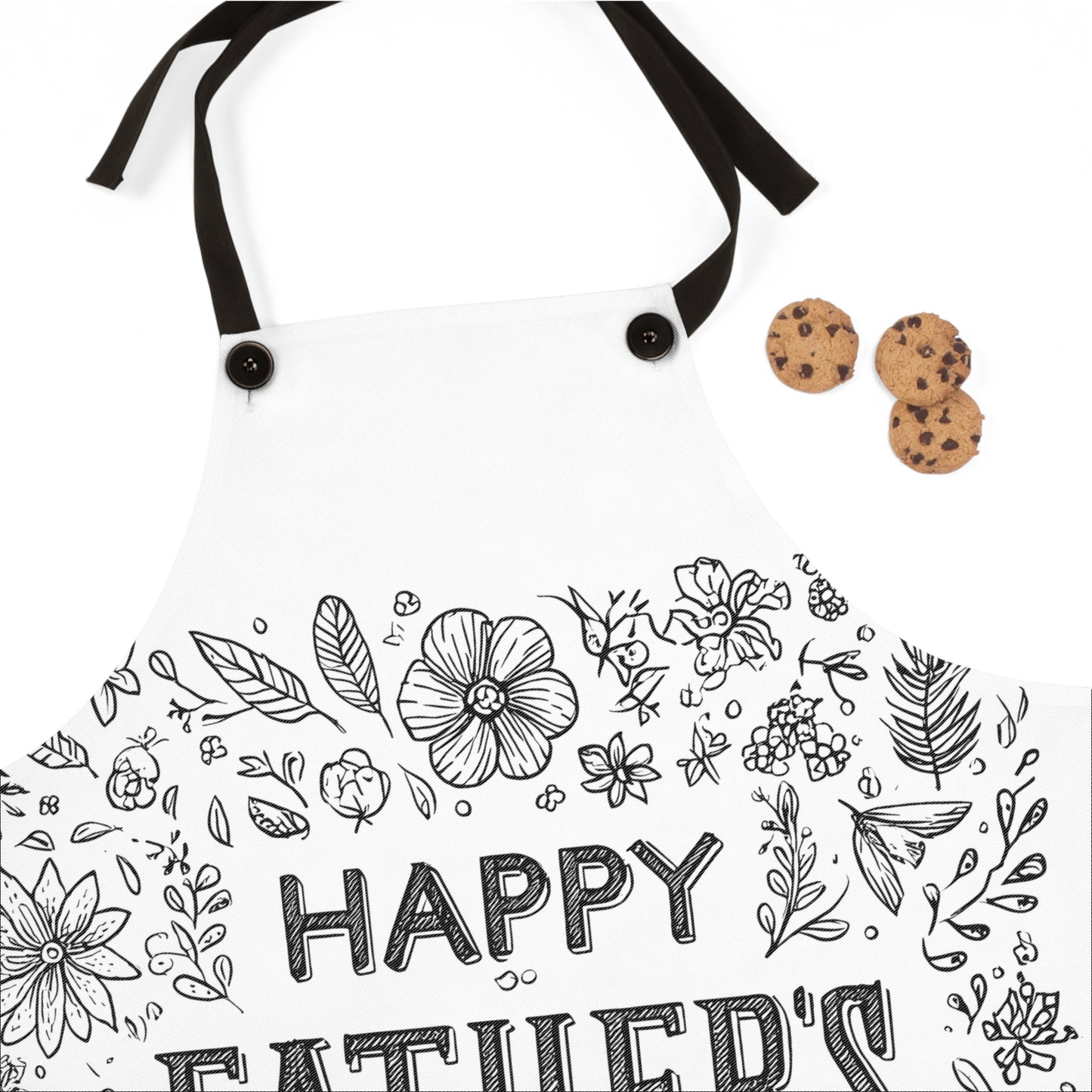 Apron Coloring Kit with 10 Fabric Markers - Father's Day