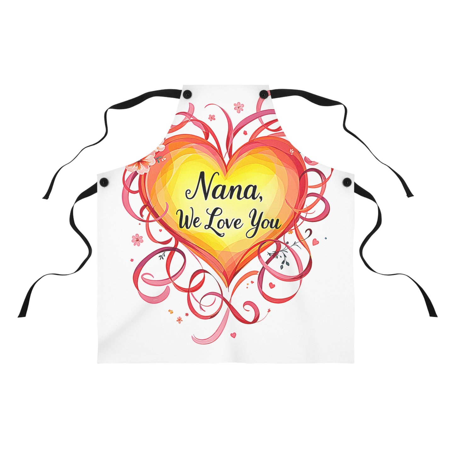 Apron Colorful Graphic Design - Family Love