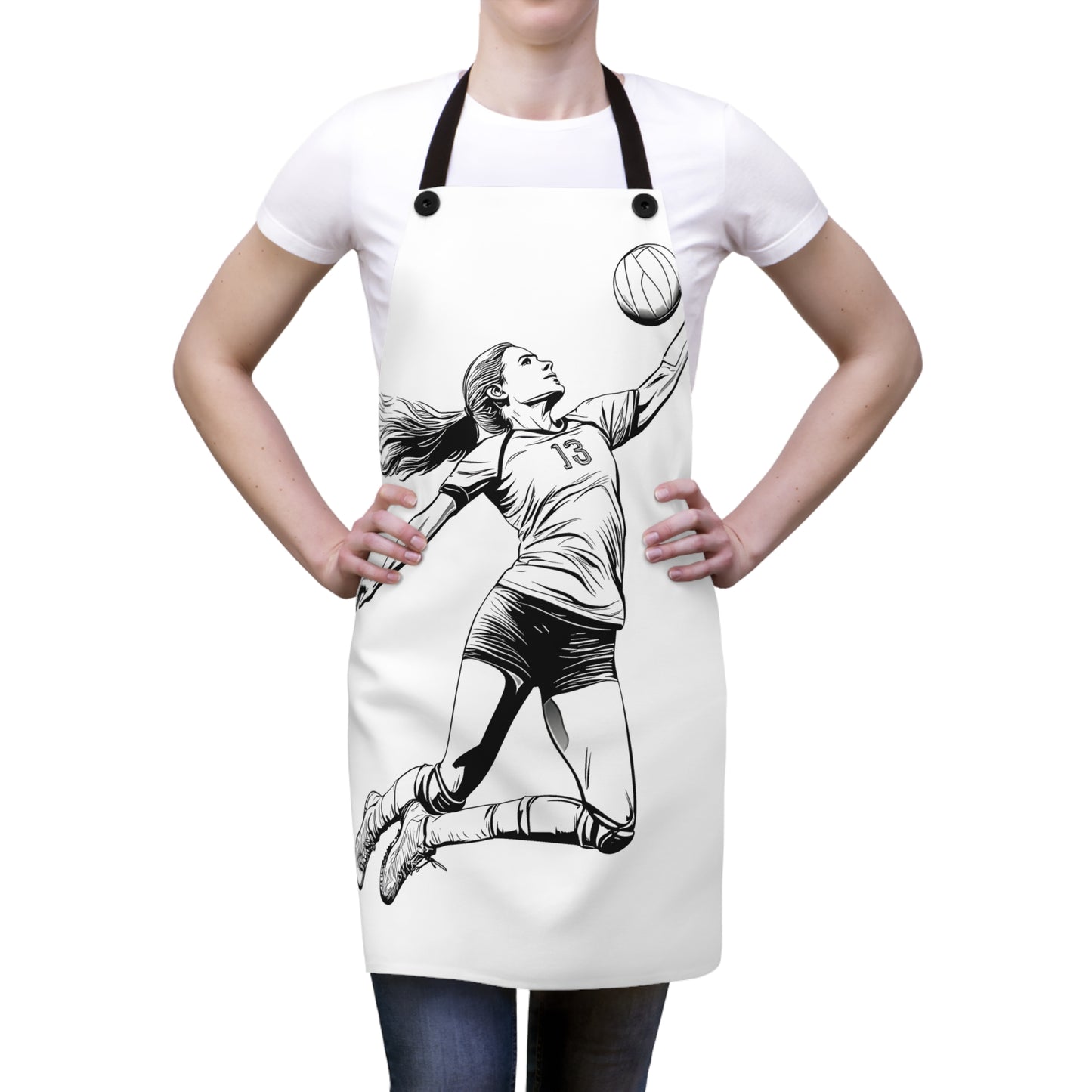 Apron Coloring Kit with 10 Fabric Markers - Player in action