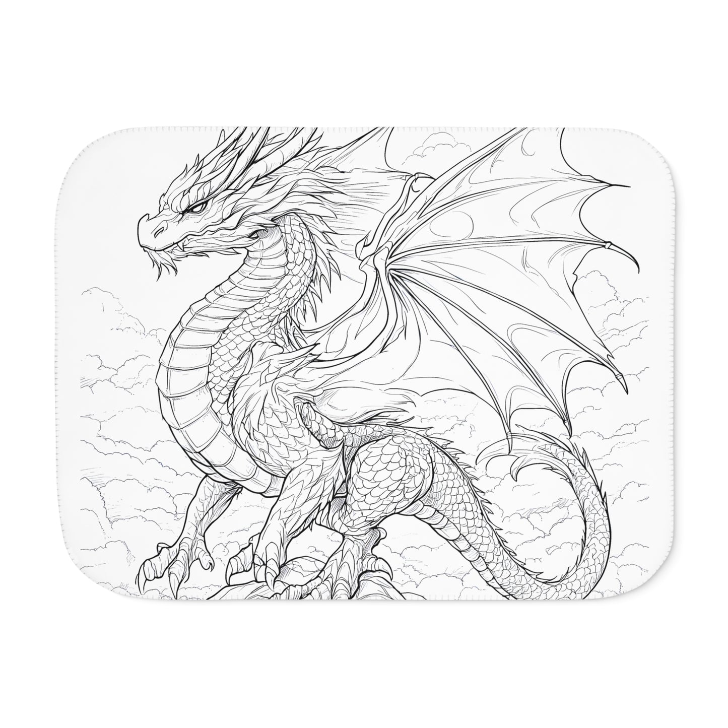 Coloring Blanket with 10 Fabric Markers