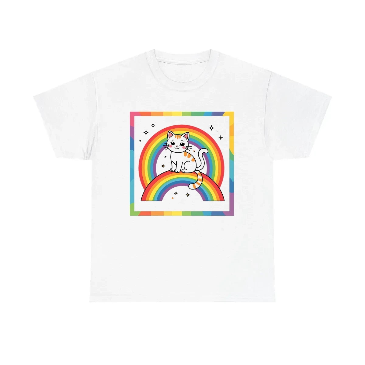 Custom Unisex T-Shirt Colorful Design with Fabric Markers