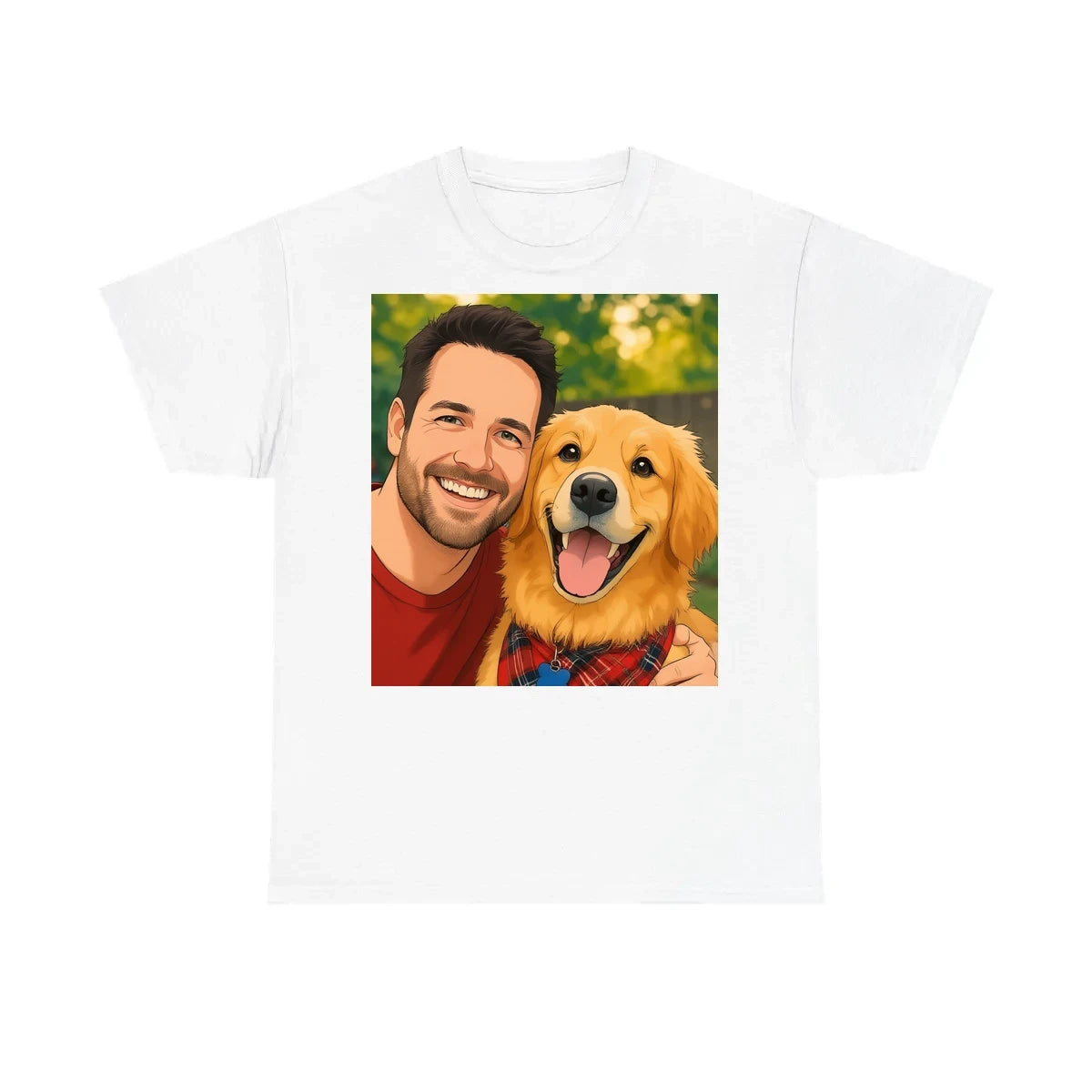 Custom Unisex T-Shirt with Your Design Ghibli-Style