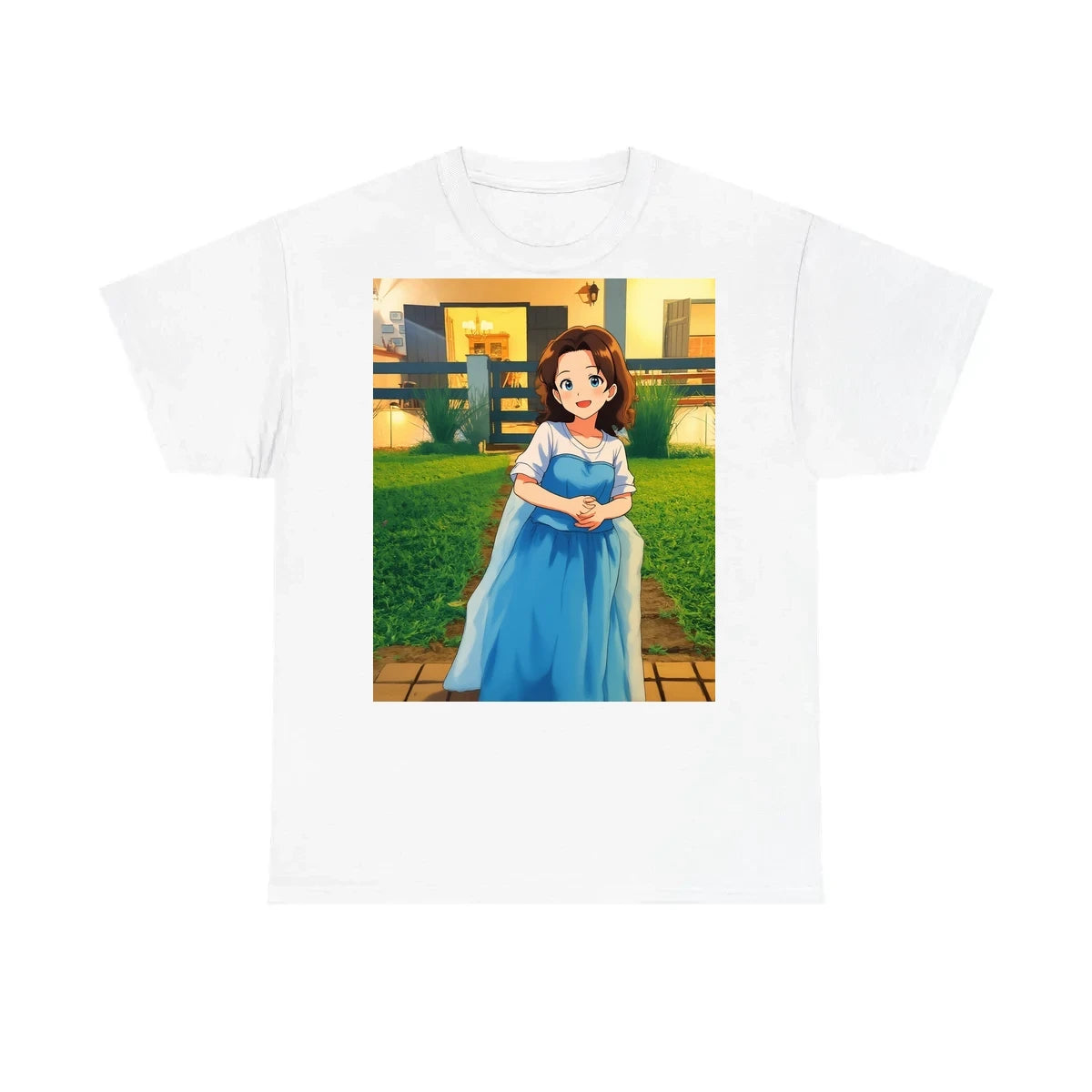 Custom Kids T-Shirt with Your Design Ghibli-Style