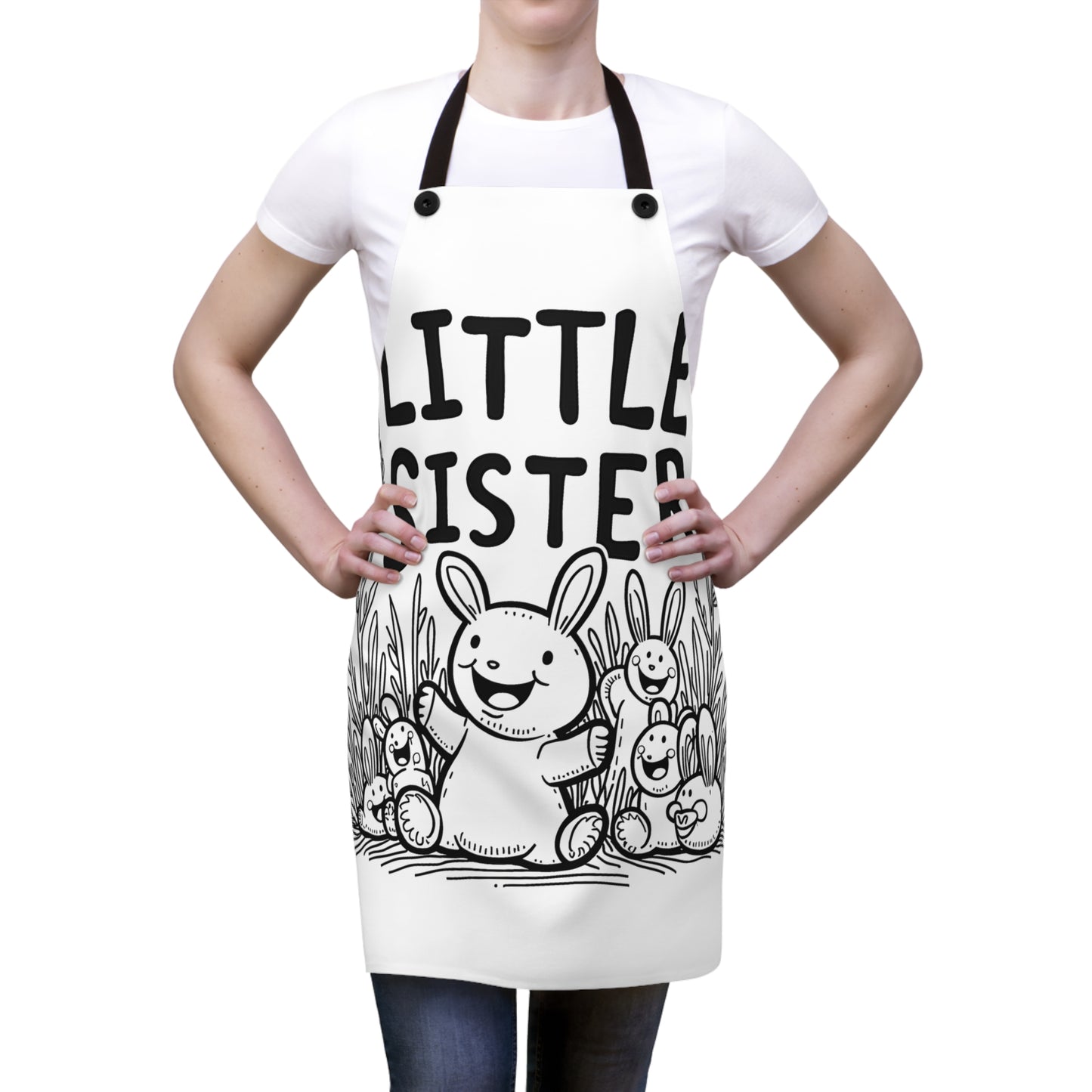 Apron Coloring Kit with 10 Fabric Markers - Sisters