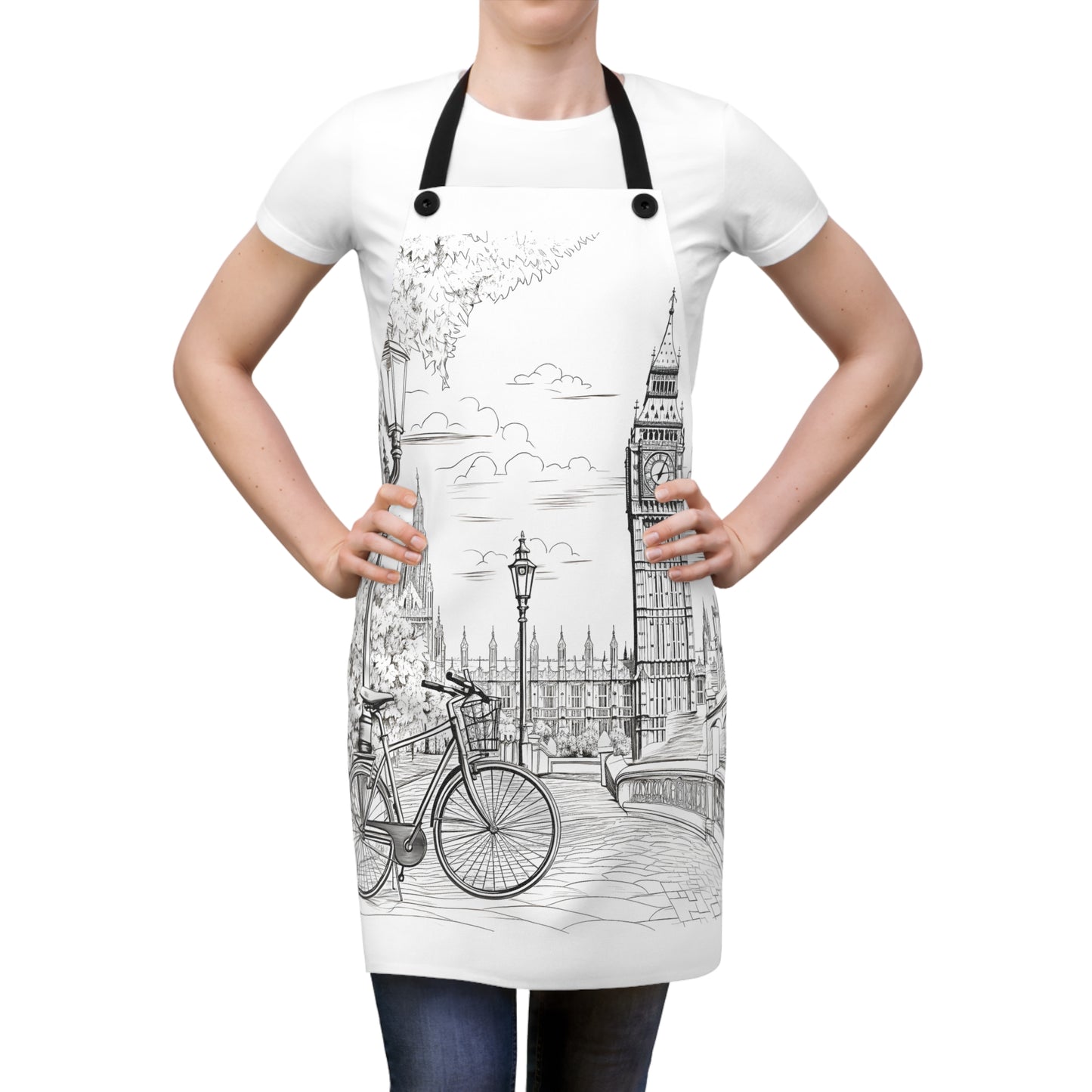 Apron Coloring Kit with 10 Fabric Markers - Big Ben