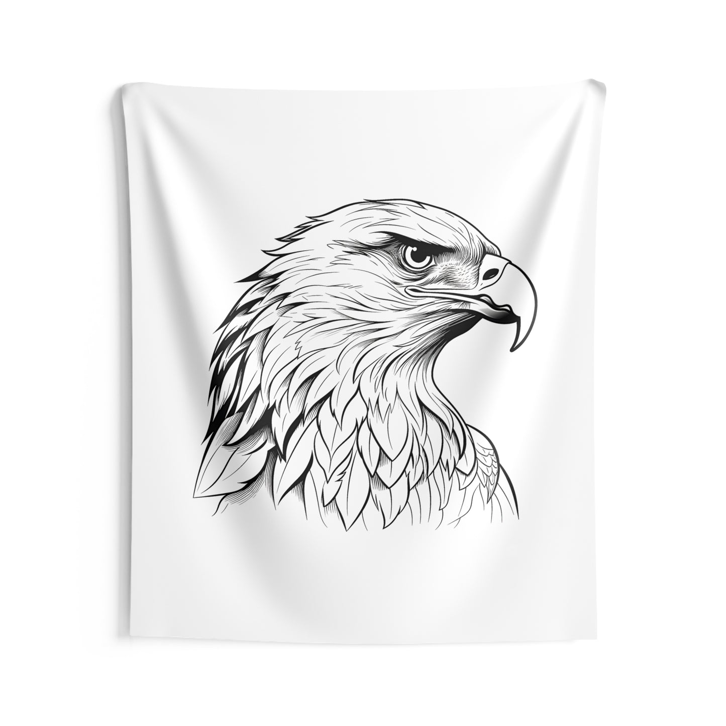 Indoor Wall Tapestries Coloring Kit with 10 Fabric Markers - Eagle