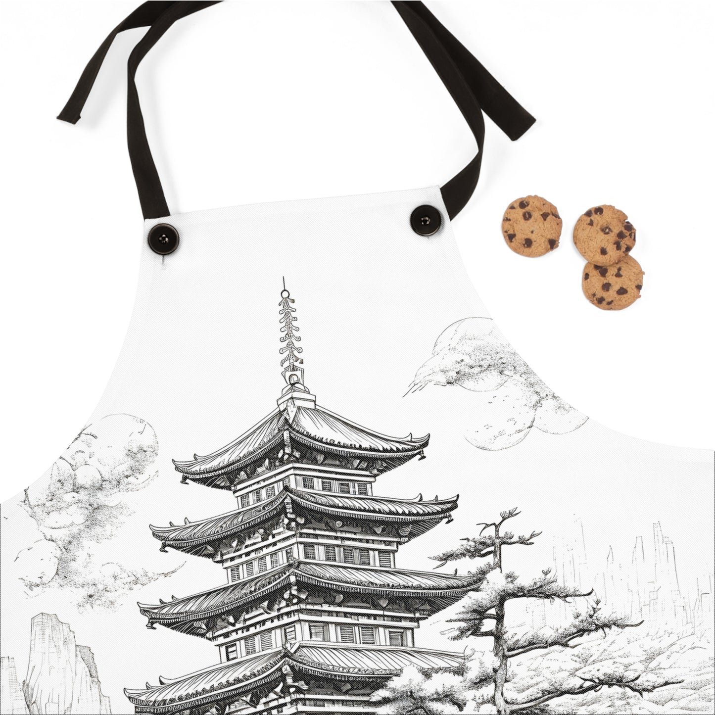 Apron Coloring Kit with 10 Fabric Markers - Pagoda