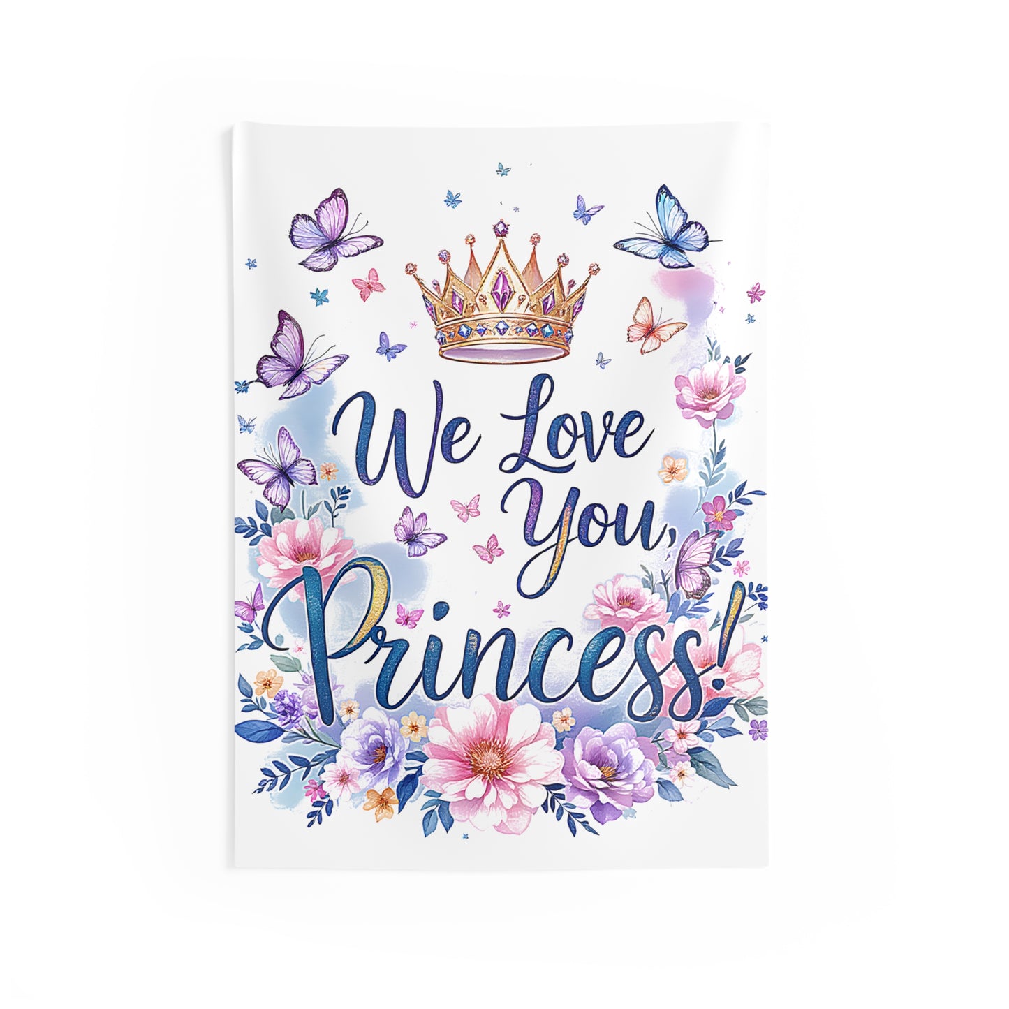 Indoor Wall Tapestries Colorful Graphic Design - Princess Celebration