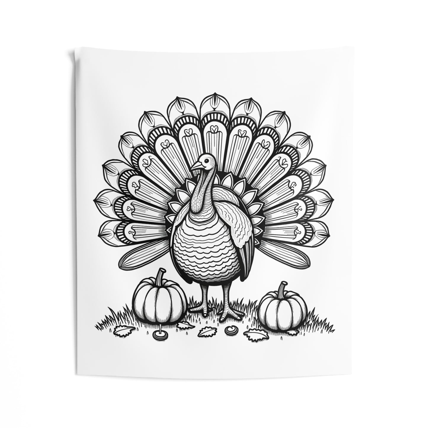 Indoor Wall Tapestries Coloring Kit with 10 Fabric Markers - Turkey