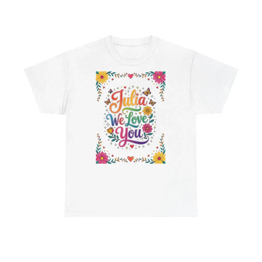Custom Unisex T-Shirt Colorful Design with Fabric Markers