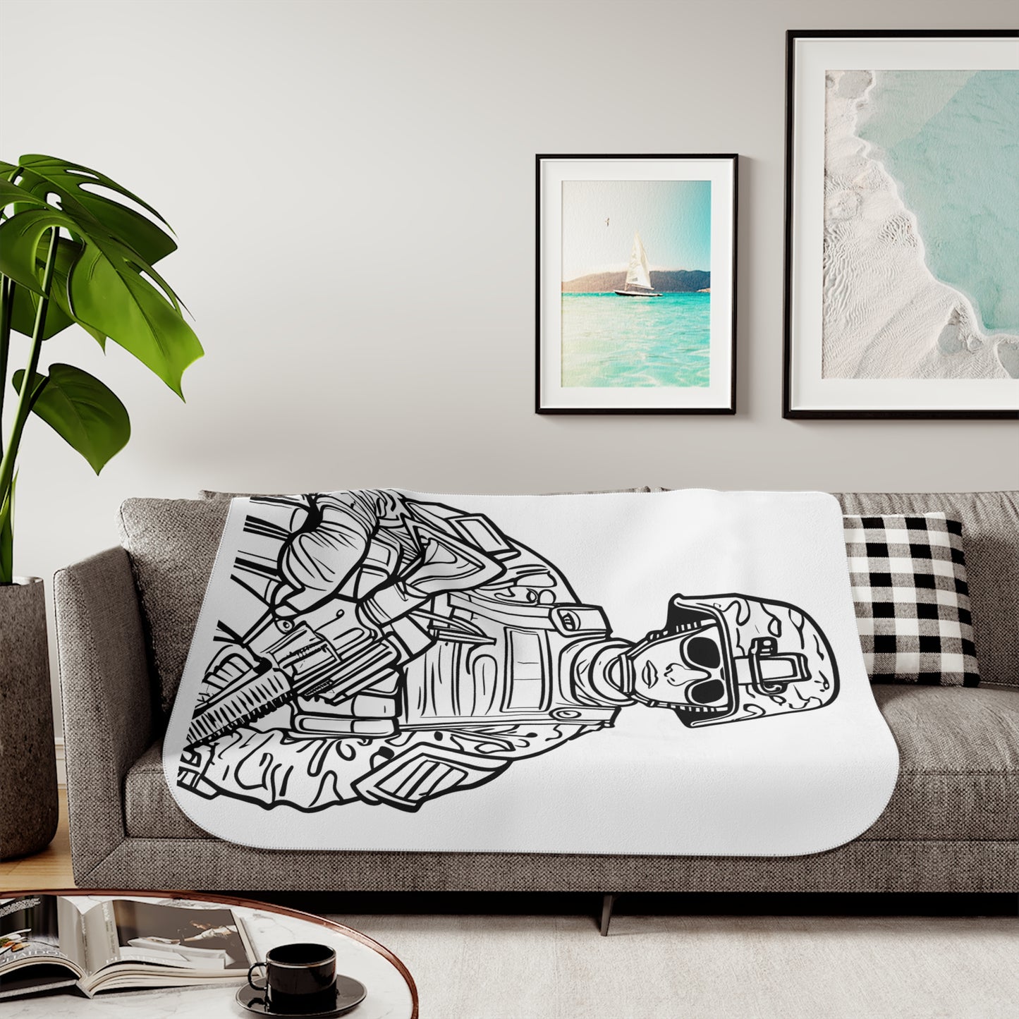 Blanket Coloring Kit with 10 Fabric Markers - Soldier