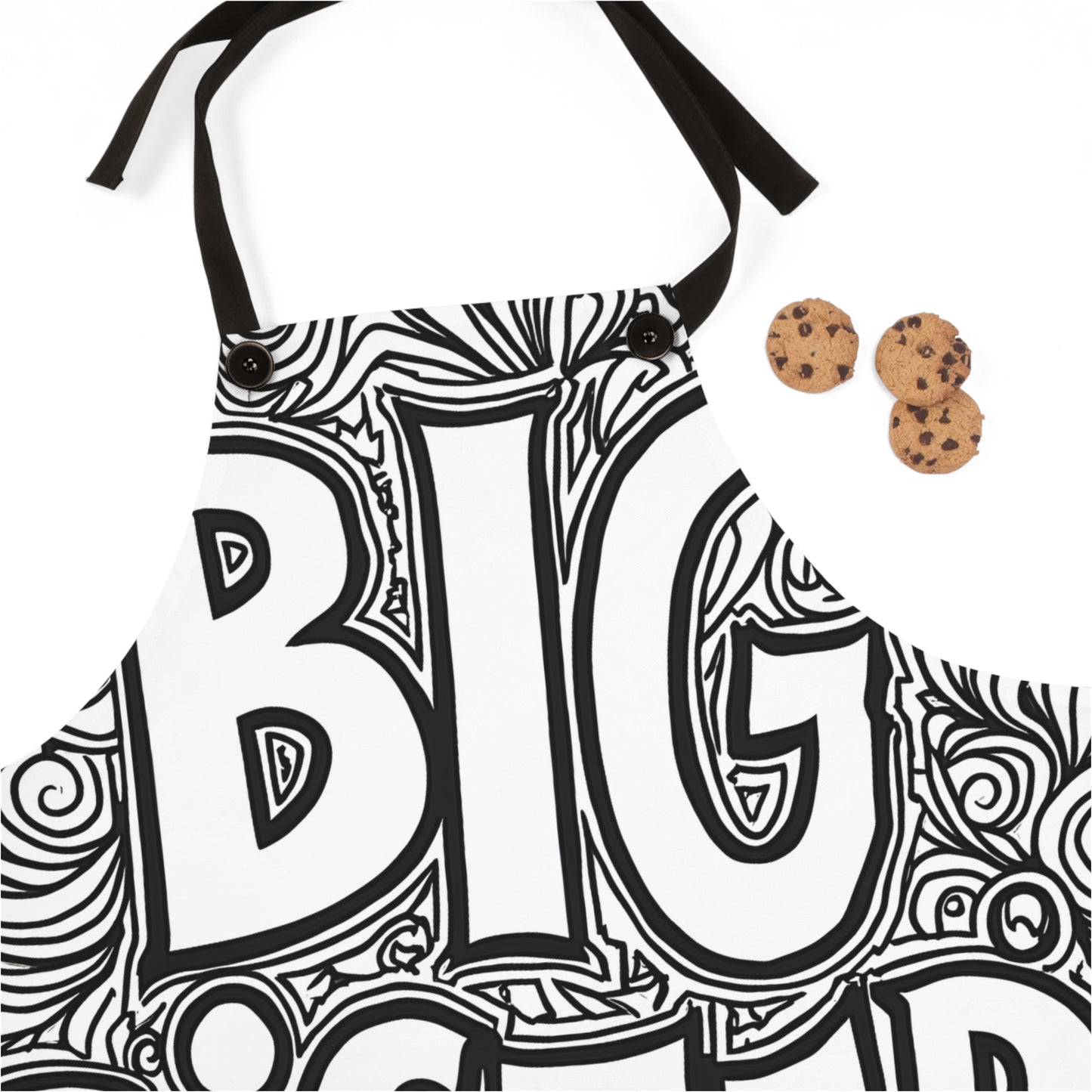 Apron Coloring Kit with 10 Fabric Markers - Big Sister