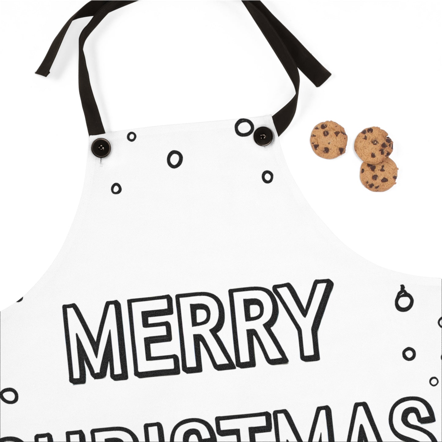 Apron Coloring Kit with 10 Fabric Markers - Merry Christmas