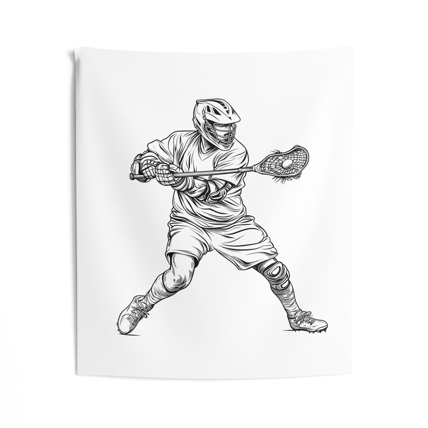 Indoor Wall Tapestries Coloring Kit with 10 Fabric Markers - Lacrosse