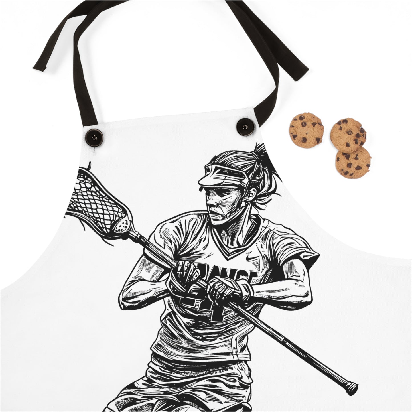 Apron Coloring Kit with 10 Fabric Markers - Lacrosse