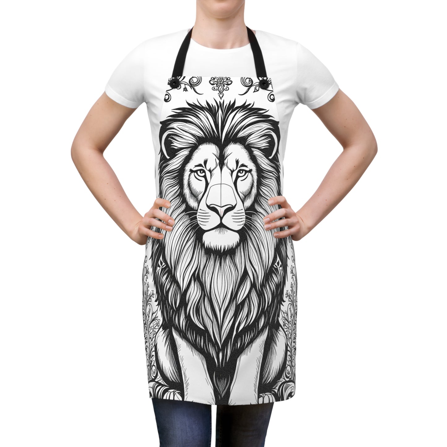 Apron Coloring Kit with 10 Fabric Markers - Regal Lion