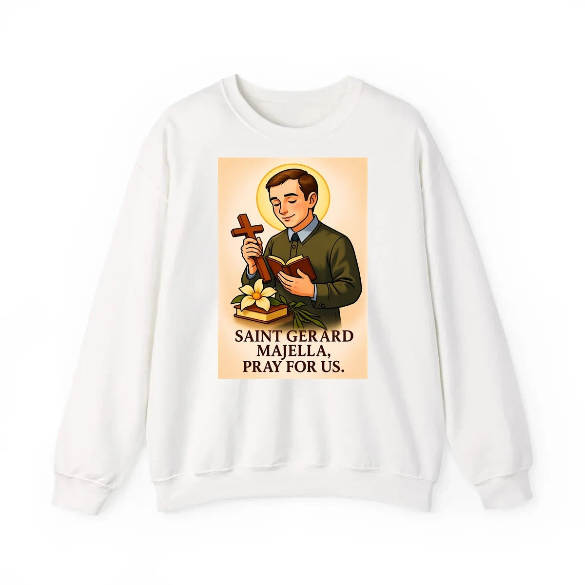 Custom Adult Crewneck Sweatshirt with Your Design Coloring Page Kit with 10 Fabric Markers