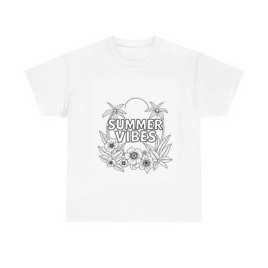 Custom Kids T-Shirt Coloring Kit with 10 Fabric Markers