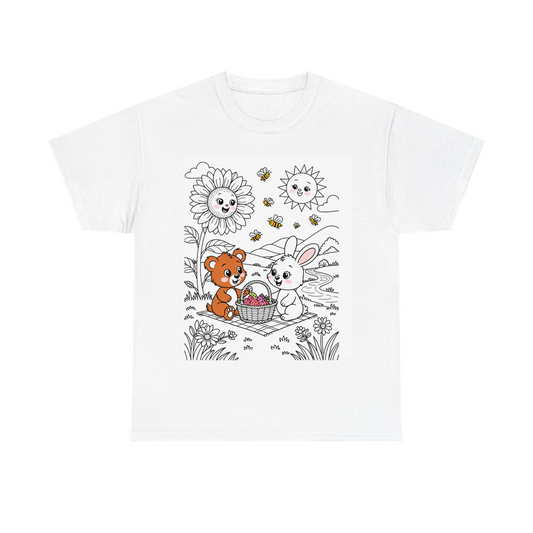 Custom Unisex T-Shirt Coloring Kit with 10 Fabric Markers